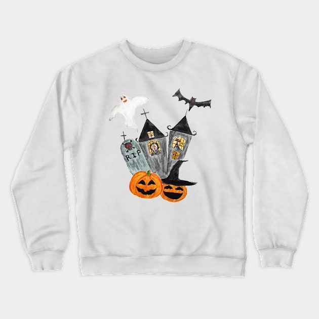 Halloween party Crewneck Sweatshirt by colorandcolor